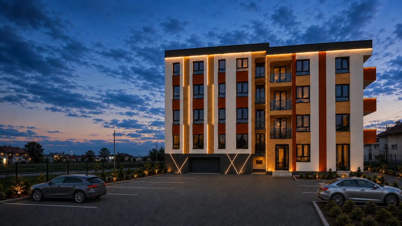 Arhitektonski prikaz zgrade Ilidža Garden